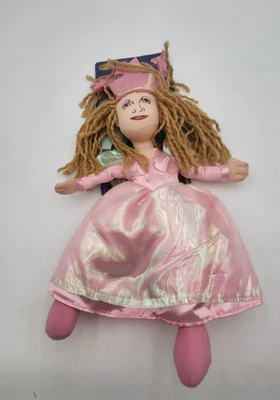 Nanco Pan de Azúcar Años 80 De Colección Peluche Mago de Oz Glinda Bruja Buena Muñeco de Peluche Etiquetas Foto 1 de 3