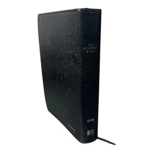 NIV Zondervan Black Bonded Leather New Student Bible Bonded Leather 2011 - Imagen 1 de 7