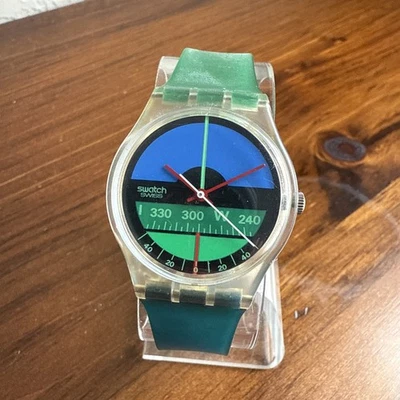 Swatch NAUTILUS GK102 1986 - 34mm - ¡BATERÍA NUEVA FUNCIONA! - Imagen 1 de 4