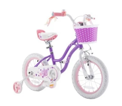 Bicicleta Stargirl Niños 14 Pulgadas Niñas Bicicleta para Niños con Ruedas de Entrenamiento Foto 1 de 4