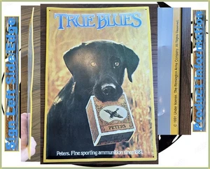 Peters True Blue Ammo Black Lab 16,25" x 12 5/8" Blechschild Remington Arme - Bild 1 von 9