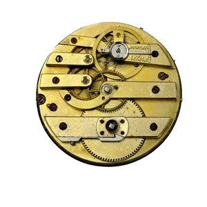 Taschenuhrwerk Schlüsselaufzug 6s 33,65mm Emaille Zifferblatt Vintage Ersatzteile (835) - Bild 1 von 10