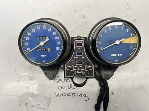HONDA CB550F CB 550 F 1975 INSTRUMENT GAUGE SPEEDOMETER TACHOMETER WORKING OEM - Picture 1 of 13