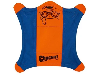 Chuckit! FLYING SQUIRREL Dog Fetch Toy Floating Flyer Glowing Paws LARGE 11-inch - Image 1 of 4