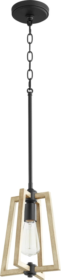 Мини-кулон Quorum International 3189 Alpine 8 дюймов ширина - нуар / коряги - Изображение 1 из 1