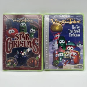 Veggie Tales The Toy That Saved Christmas Classics & The Star Of Christmas 2 DVD - Picture 1 of 5