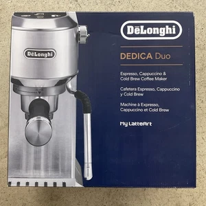 De'Longhi Ec890m Dedica Duo Compact Espresso Machine - Cold Brew Coffee Maker - Picture 1 of 3
