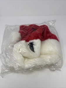 Sombrero de Papá Noel Retro Nuevo con Etiquetas Atlanta Falcons Tamaño Adulto Bordado Logo - Imagen 1 de 5