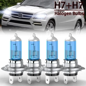 H7 5000K Halogen Headlight High Low Beam Light Bulb Combo For BMW 328i 2007-2016 - Picture 1 of 11