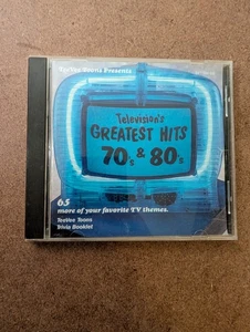 TELEVISION'S GREATEST HITS 70s & 80s CD TeeVee Toons SOUNDTRACK TV 65 Tracks OOP - Imagen 1 de 6