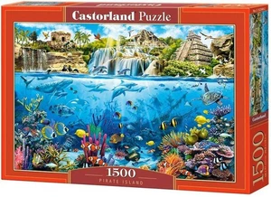 NEW Castorland Jigsaw Puzzle 1500 Pieces Pirate Island - Picture 1 of 2