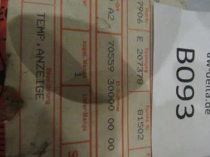 Alfa Romeo Sud 705593 Instrument Wassertemperaturanzeige [B093] - Picture 1 of 6