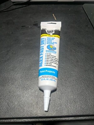 DAP White Acrylic Latex Plus Silicone Caulk Alex Fast Dry 5.5 Oz.