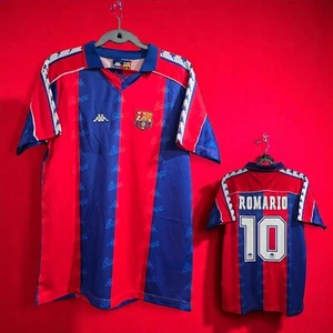 Barcelona Home 94/95 - Retro - ROMARIO # 10 - 2XL (USA-XL) - Foto 1 di 18