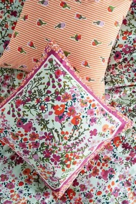 💐 ÚLTIMO PAR 💐 Anthropologie Hammonton Dos Euro Shams NUEVO CON ETIQUETAS foto real 👀 Foto 1 de 3