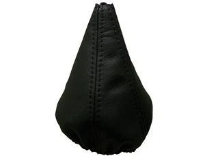 Black Stitch Fits VOLKSWAGEN GOLF III (1991-1998) Gear Gaiter 100% Leather - Picture 1 of 1