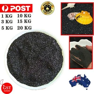 UP TO 20KG FINE BLACK SAND SUBSTRATE Aquascape Freshwater Aquarium Tank Sands AU - Picture 1 of 14
