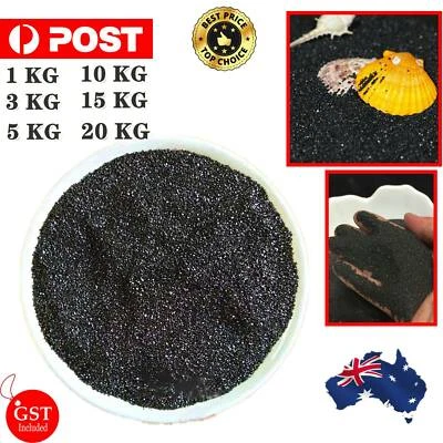 UP TO 20KG FINE BLACK SAND SUBSTRATE Aquascape Freshwater Aquarium Tank Sands AU - image 1 of 4