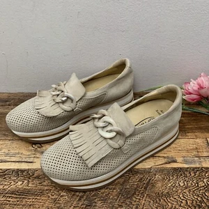 Softwaves - CADIE Creme Slip-On Plateau Sneaker - Größe: 40 1/2 - Bild 1 von 12