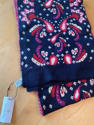 NWT VERA BRADLEY PAINTED PAISLEY COZY SCARF 13" X 74" - Image 1 of 4