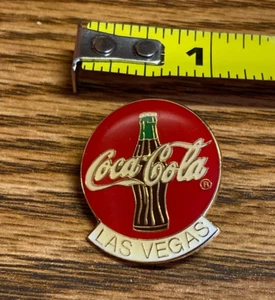 Vintage 1997 Coca-Cola Las Vegas Metal Pin, Rare, Free shipping - Picture 1 of 2