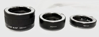 [ TOP MINT ] Kenko Extension Tube 3Set 36 20 12 For Minolta Sony α A  M-AF M AF - Image 1 of 2