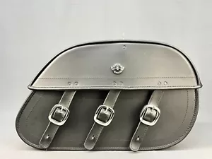 Viking 34L Trianon Extra Large Leather Motorcycle Saddlebag RIGHT - Picture 1 of 24