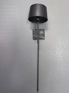 Modern Matte grey Wall Sconce With Marble Base & Metal Shade - Bild 1 von 14