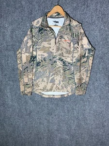 Camisa Sitka Gear Gore OptiFade Camuflaje Ligera Manga Larga 1/4 Cremallera Camuflada M - Imagen 1 de 23