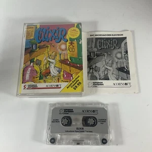 Acorn BBC B Jeu Cassette Bande - Élixir - Supérieur Logiciel - Afbeelding 1 van 8