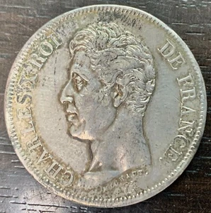 Charles X - 5 Francs 1826 Paris - Picture 1 of 2