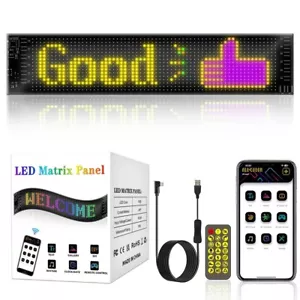 DIY Programmable Car LED Sign LED Matrix Pixel Panel Flexible LED Display - Picture 1 of 16