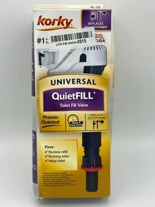 Universal Quiet Toilet Tank Fill Valve Tanks Repair Kit Fill Flush Valve 204 - Picture 1 of 7