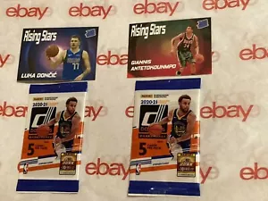 2x 2020-21 Panini NBA DONRUSS Pack Basketball Yellow FLOOD! Plus Giannis & Luka! - Picture 1 of 12