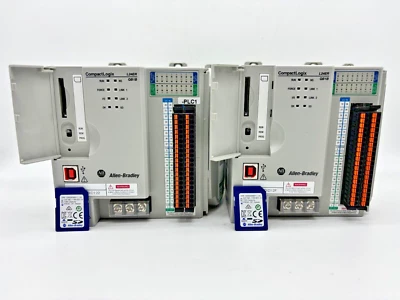 ALLEN BRADLEY 1769-L24ER-QB1B CompactLogix 750KB D I/O CONTROLLER WITH 1GB CARD - Photo 1/4