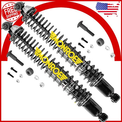 Monroe Rear Shock Absorbers Kit Load Adjusting 2PC Fits Chevrolet IMPALA CAPRICE - Image 1 of 2
