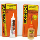 N Con-Cor Best Loco Lubricants  Labelle Oil / PTFE Grease Lubes #108+106