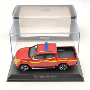 Norev 1/43 Renault Alaskan Pick Up Pompiers (F) 2017 Red diecast model cars - Foto 1 di 7