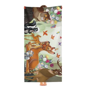 Bambi Beach Towel Quick Drying Microfiber 30"x60" Birthday Gift for Kids - Picture 1 of 8
