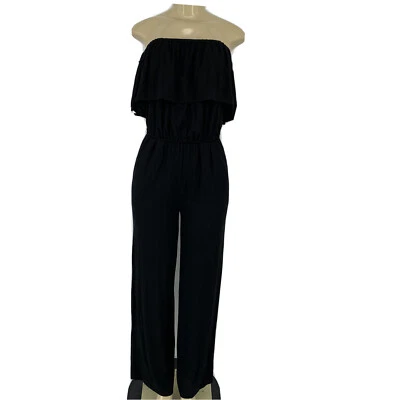 NUEVO BB Dakota XS Mujeres Pull Up Tubo Top Sin Tirantes Negro Mono Elastizado P13 V Foto 1 de 4