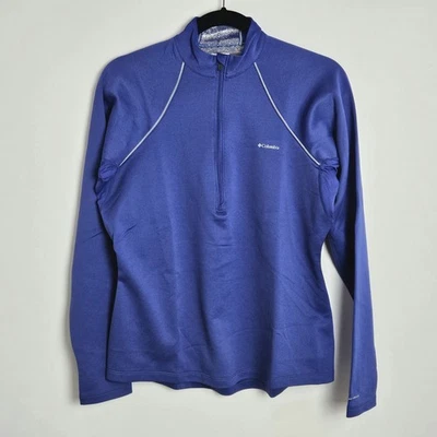 Columbia Omni Heat 1/4 Zip Pullover Sz L Thermal Reflective Lined Long Sleeve - Image 1 of 4