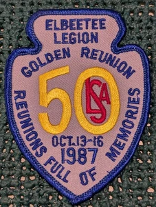 1987 Elbeetee Legion 50th Reunion Lone Scout, Central NC Council, Albemarle, NC - Bild 1 von 1