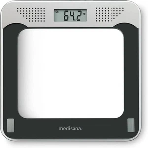 medisana Digital Körper Waage Sprechende Personenwaagen Schwarz bis 180 kg - Bild 1 von 6