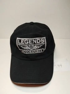 Legends Of Motorsports Inaugural Season Black Adjustable Strap Baseball Hat - Picture 1 of 6