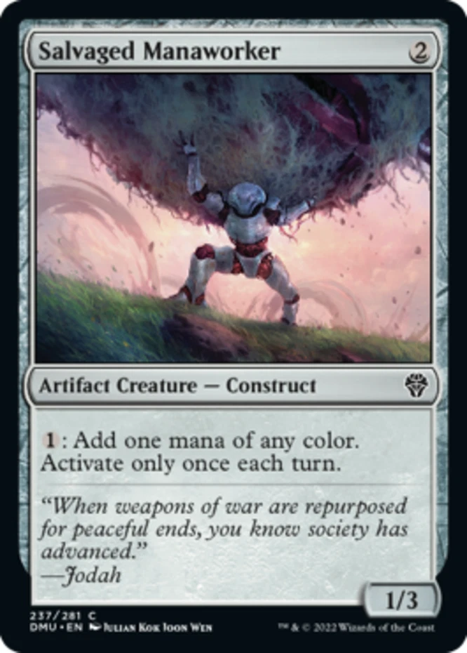 x1 Salvaged Manaworker - Dominaria United - NM - MTG - Image 1 of 1