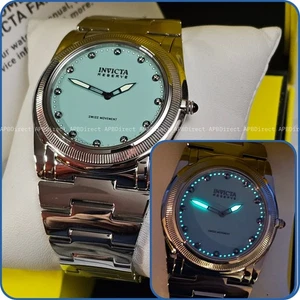 Invicta - SWISS Reserve - ULTRA SLIM 💎 DIAMOND - Robin's Egg Blue mens Watch - Picture 1 of 24