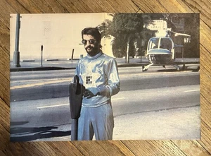 vtg 70's RINGO STARR GOODNIGHT VIENNA MAGAZINE CENTERFOLD POSTER Park Helicopter - Picture 1 of 2