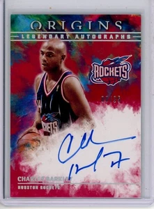 Charles Barkley 2021-22 Panini Origins Legendary On-Card Auto #08/25 Rockets - Picture 1 of 2