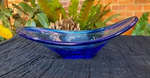 Vintage MCM Holmegaard Per Lutken Biomorphic Art Glass Bowl - Picture 1 of 11