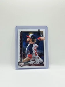 2025 Topps Series 2 Baseball #411 Zach Brzykcy - Washington Nationals RC - Picture 1 of 2